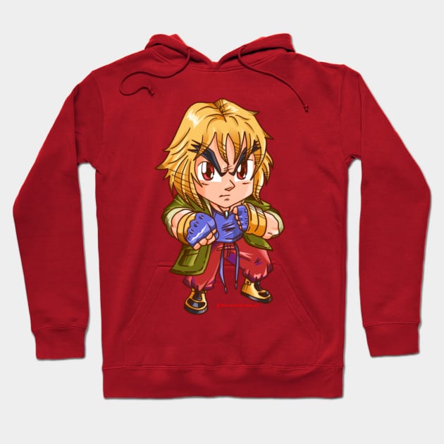 Cute Chibi Ken SF6 Hoodie by MorenoArtwork